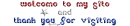 welcome to my site
