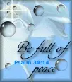 be full of peace