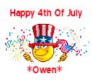 4th Of July Blinkie -Owen-