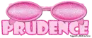 Pink Glitter Sunglasses -Prudence-