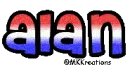 Red,White, & Blue Name -Alan-