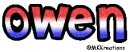 Red,White, & Blue Name -Owen-