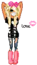 Pink && Black doll