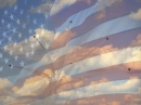 Blue SKYs & Flag