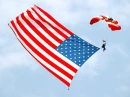 BANDERA Y PARACAIDAS U,S.A