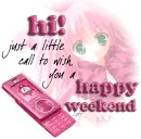 Pink Happy Weekend