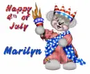 happy 4th july Marilyn