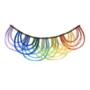 Rainbow false eyelashes