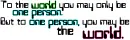 the world