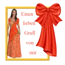 Woman in the picture frame