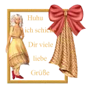 Woman in the picture frame