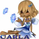 Carla (Nelly's sis) blue doll