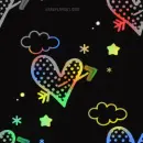 Rainbow Heart Background