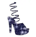 Glitter Shoe
