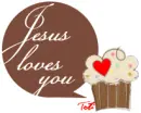 Jesus Loves U Cupcake