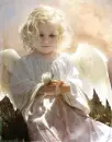 Beautiful little girl angel