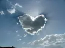 Heart shaped cloud