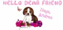 Sweet puppy hello dear friend - Andrea