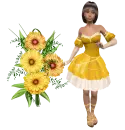 Woman flower