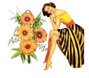 Woman flower