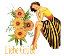 Woman flower