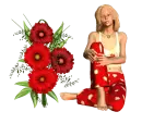 Woman flower