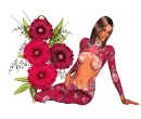 Woman flower