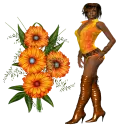 Woman flower