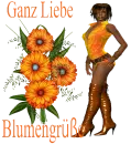 Woman flower