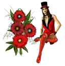 Woman flower