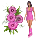 Woman flower
