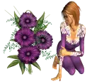 Woman flower