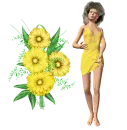 Woman flower