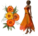 Woman flower