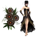 Woman flower