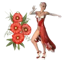 Woman flower