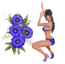 Woman flower