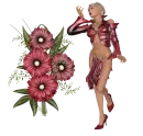 Woman flower