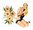 Woman flower