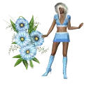 Woman flower