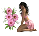 Woman flower