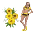Woman flower