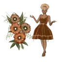 Woman flower