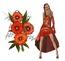 Woman flower