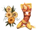 Woman flower