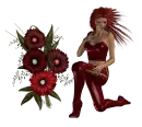 Woman flower
