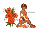 Woman flower