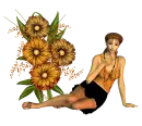 Woman flower