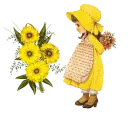 Woman flower