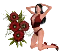Woman flower